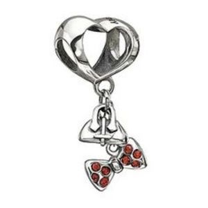 Chamilia Sterling Charm Disney "Fit to be tied"